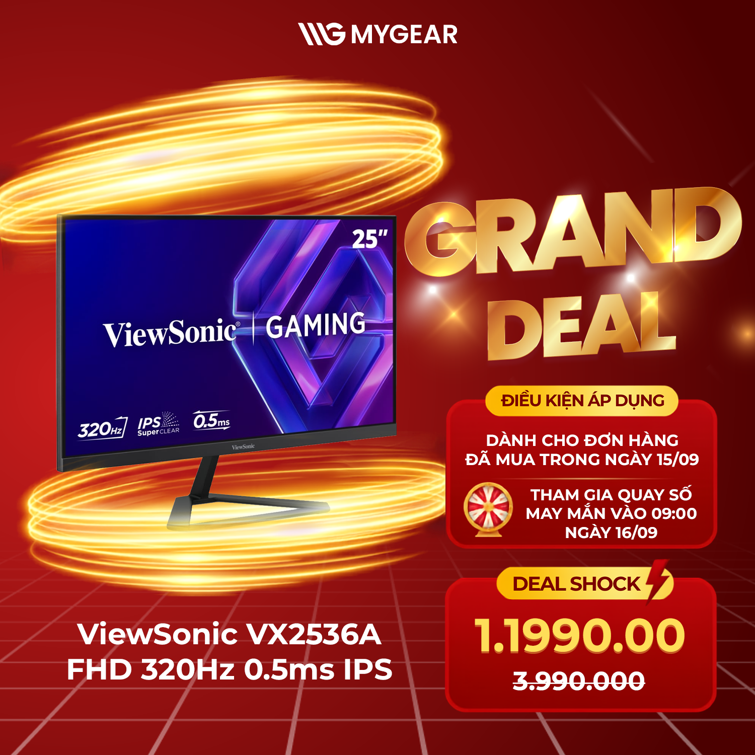 ViewSonic VX2536A Deal Shock 1.199.000đ