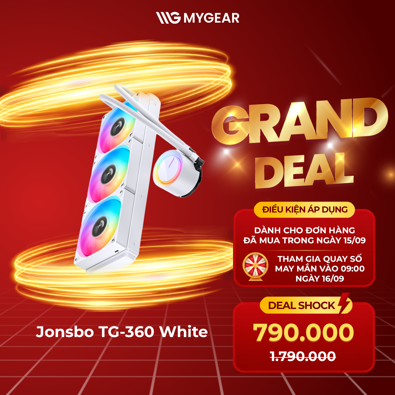 Jonsbo TG-360 White Deal Shock 790.000đ