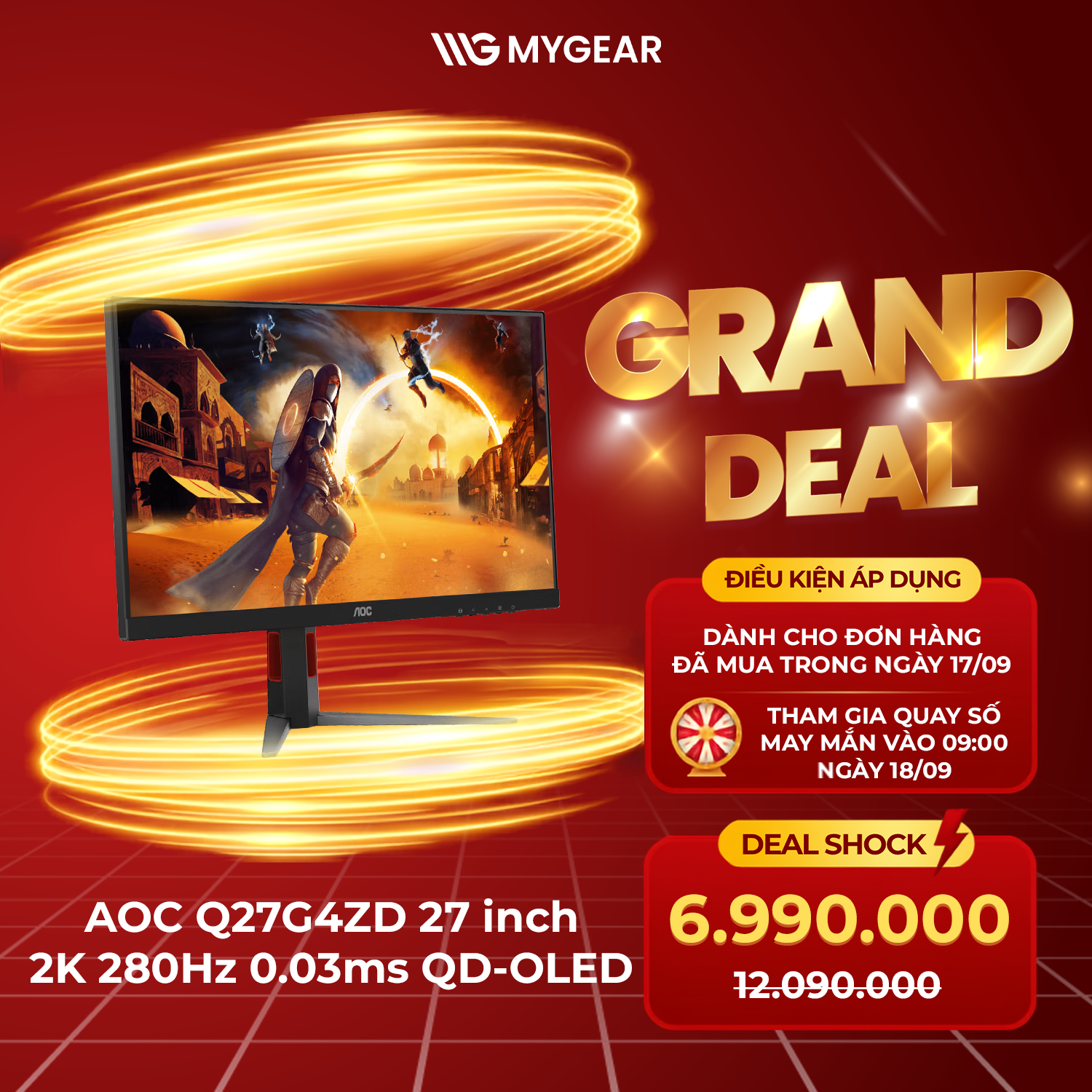 AOC Q27G4ZD Deal Shock 6.990.000đ