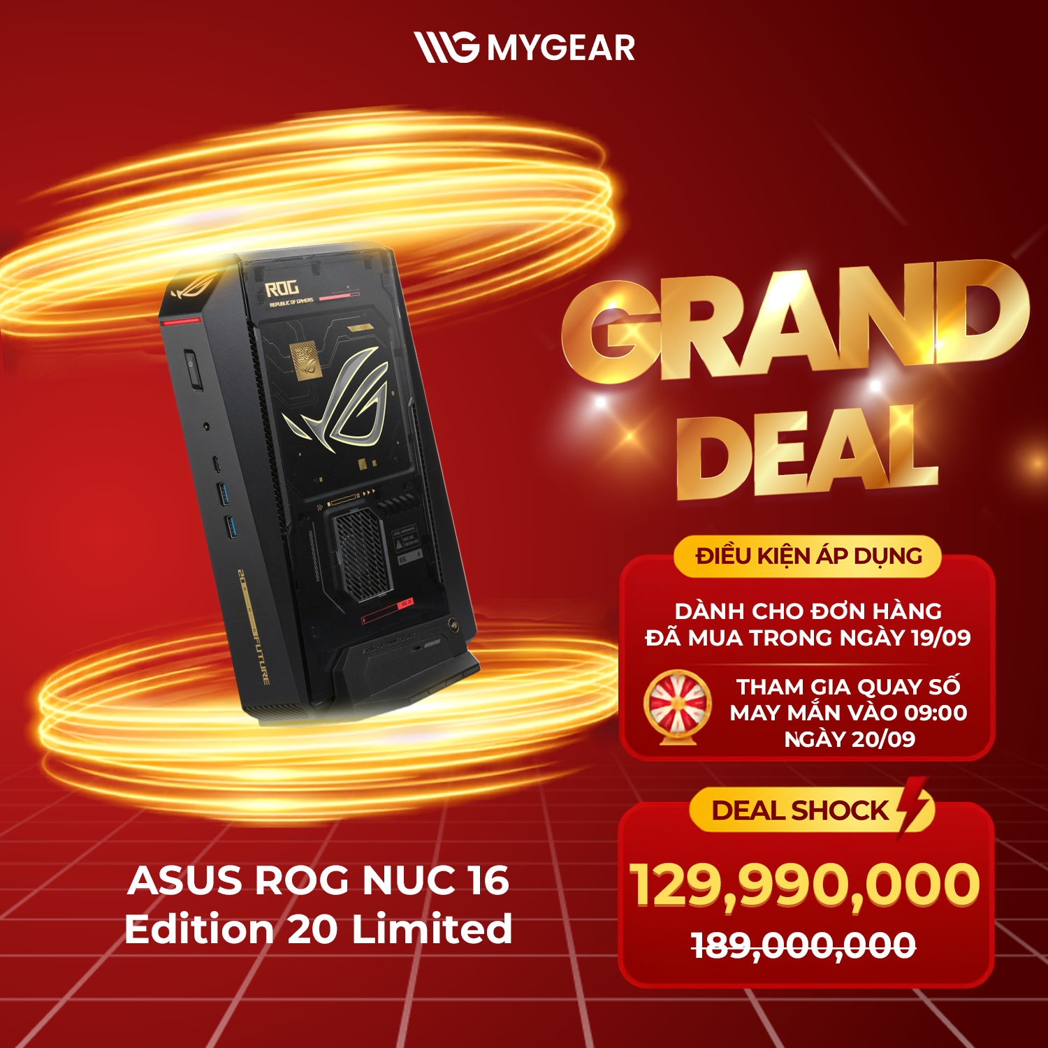ASUS ROG NUC 16 Edition 20 Limited Deal Shock 129.990.000đ